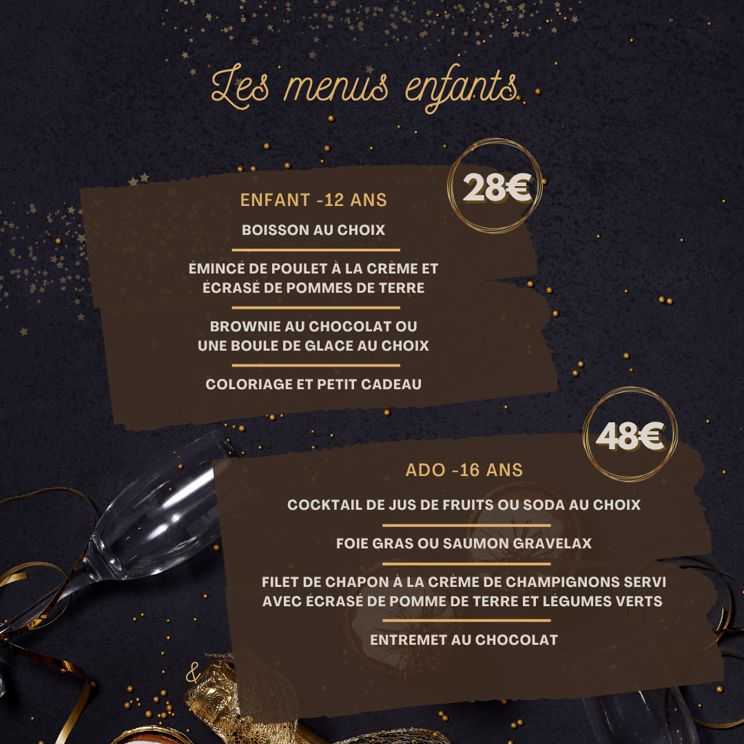 Affiche nouvel an 2024 à la gamelle