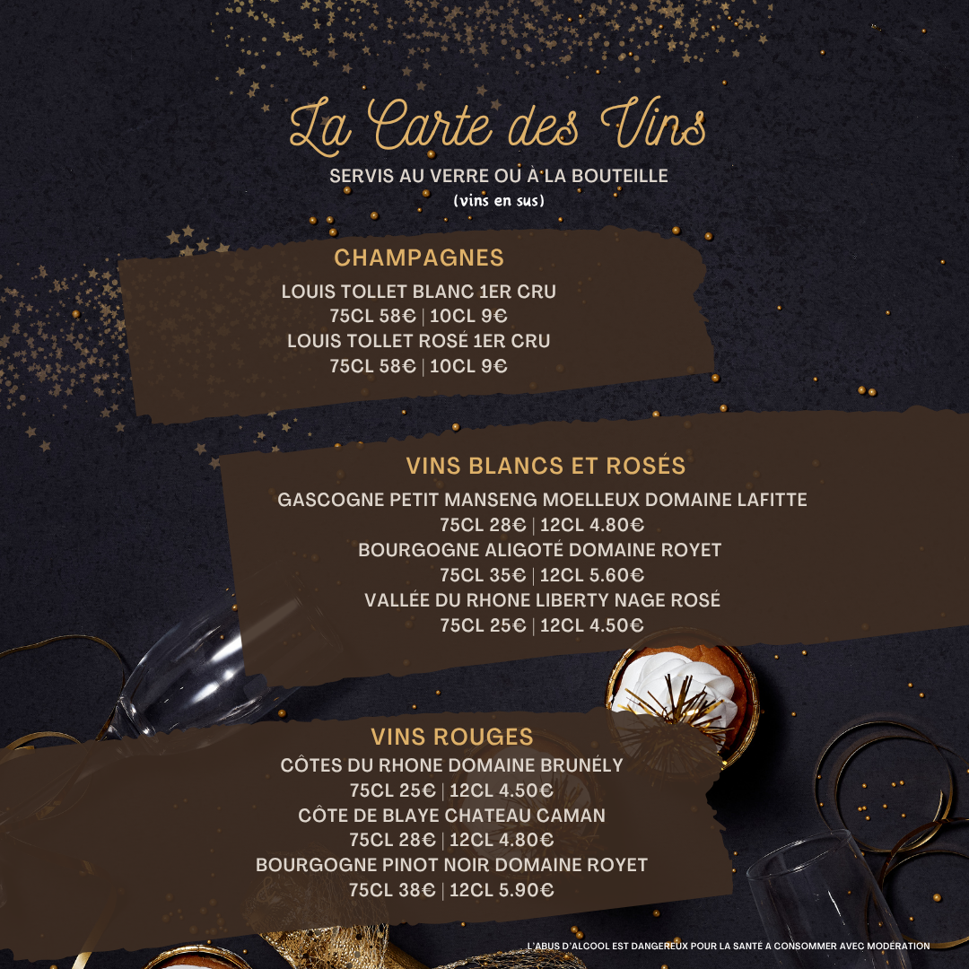 Affiche nouvel an 2024 à la gamelle