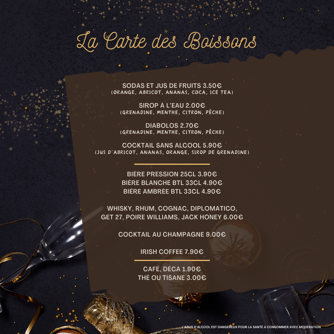 Affiche nouvel an 2024 à la gamelle