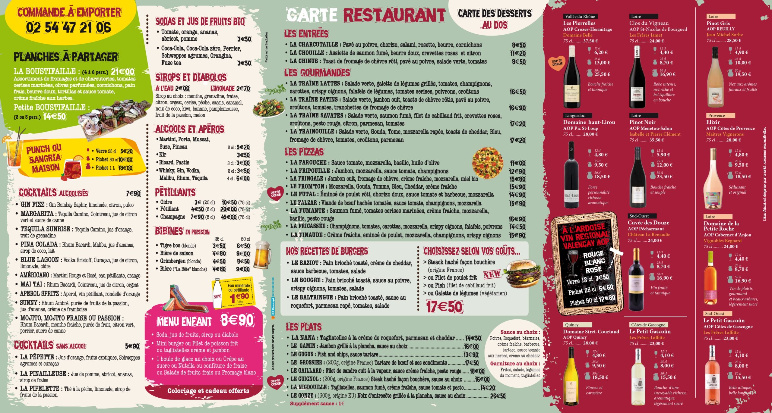 affiche de la magie et évènements au restaurant la gamelle à saint plantaire